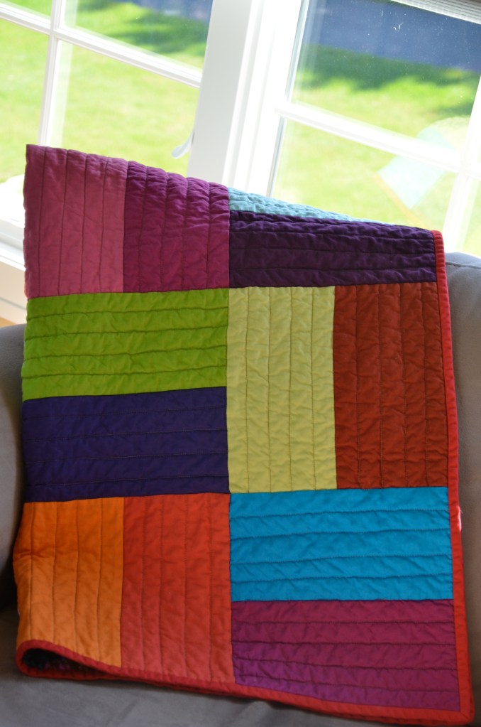Kona solids quilt