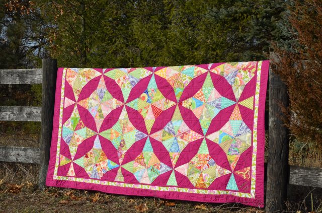 Kaleidascope quilt