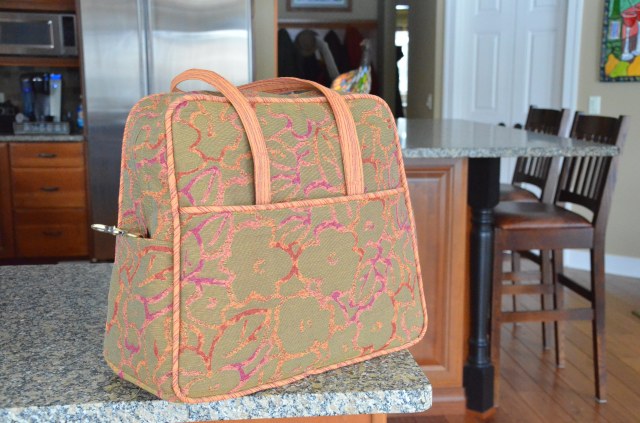 Amy Butler weekender bag with changes