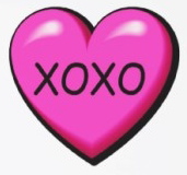 XOXO heart