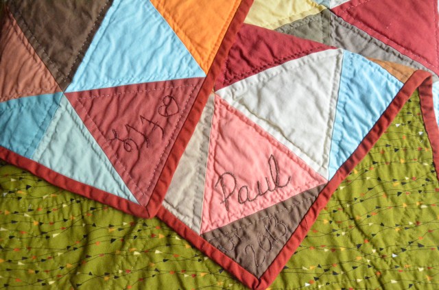Quilt label