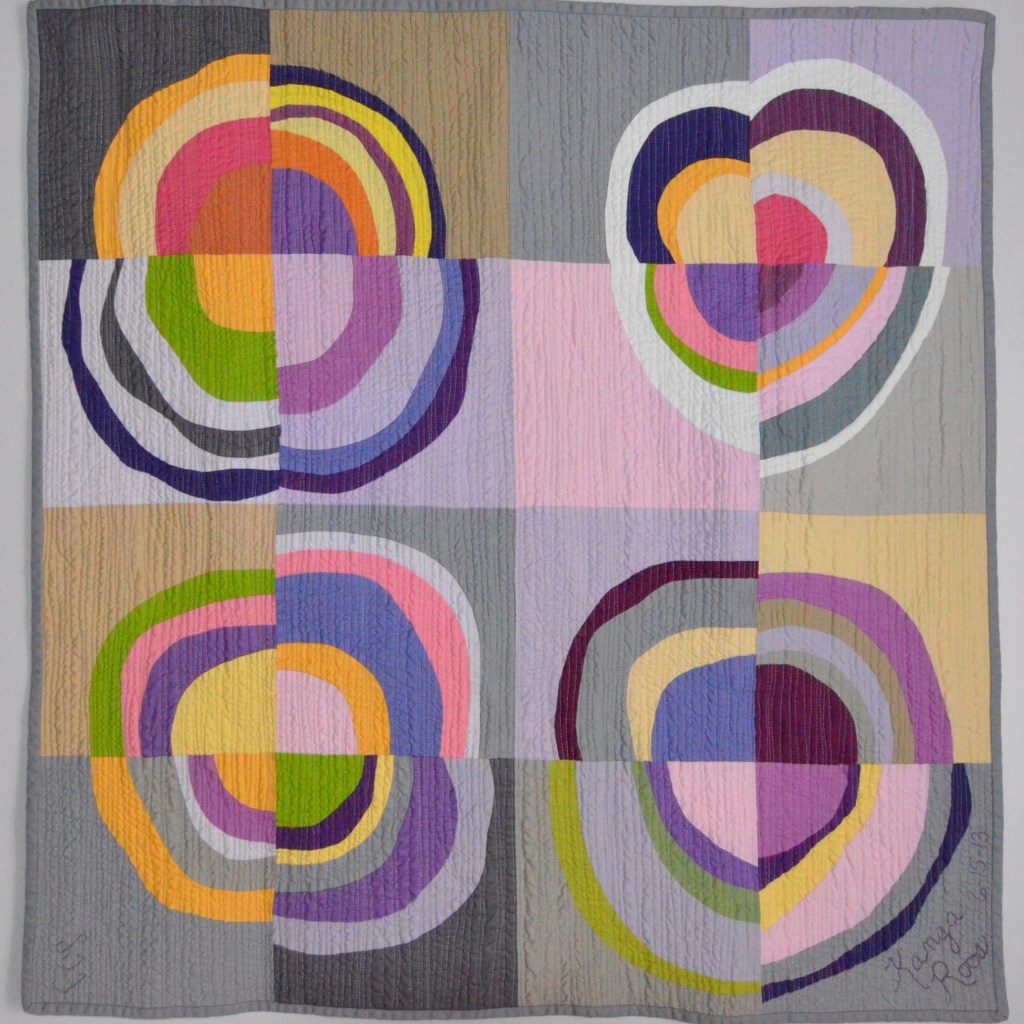 modern circle quilt