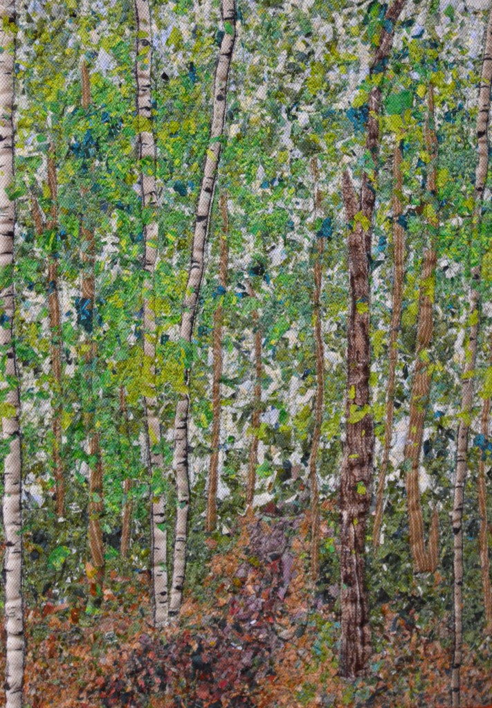 Take a Hike landscape quilt by Sewfrench