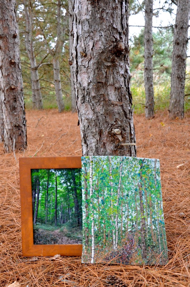 Landscape quilt by Sewfrench