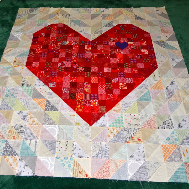Always in My Heart quilt by Sewfernch