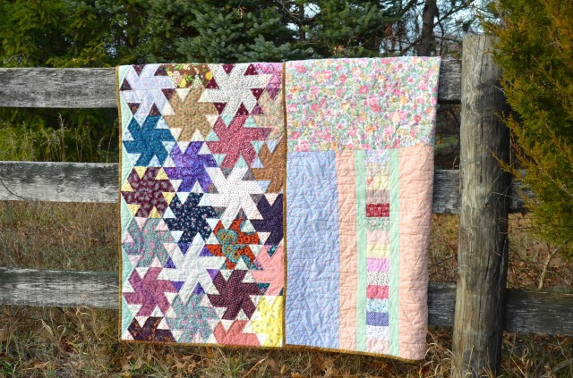 Pinwheel quilt by Sewfrench