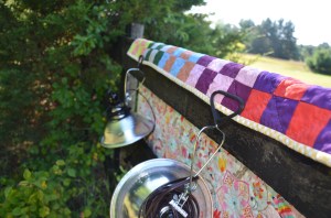 Checkerboard quilt by Sewfrench