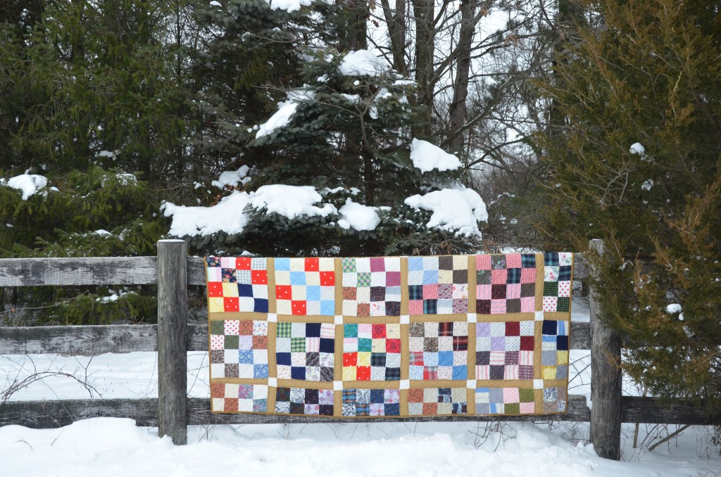 Perfectly Imperfect quilt by Sewfrench